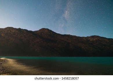 lago puelo national park at night, astrophotography - Powered by Shutterstock