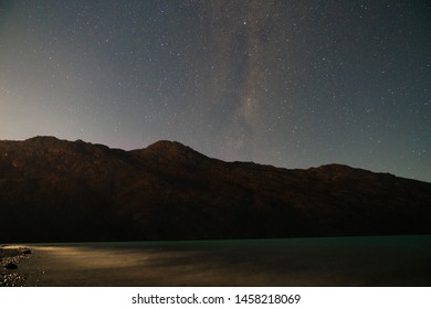 lago puelo national park at night, astrophotography - Powered by Shutterstock