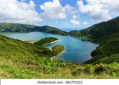 Lagoa Do Fogo On Sao MIguel Island