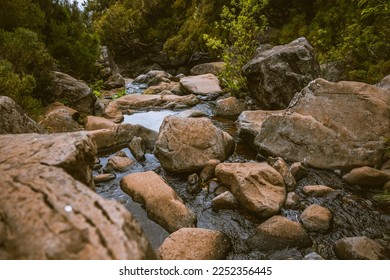 Lagoa do Vento, Risco waterfall in Paul da Serra, Madeira island, Portugal, Rabacal, 25 waterfalls