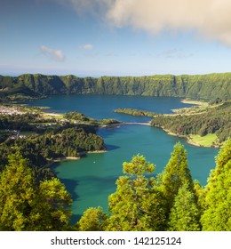 Lagoa Sete Cidades On Azores Island