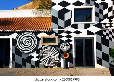 Lagos, Faro District, Algarve, Portugal, Europe - 09.26.2015 : Facade Of Ciencia Viva - National Agency For Culture, Science And Technology, Near Fish Market