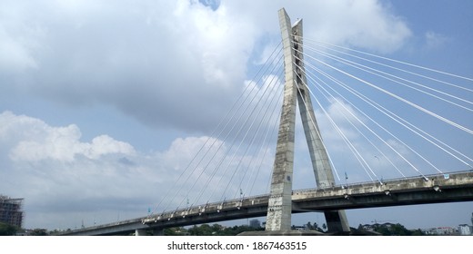 Lagos State, Nigeria : 04.12.2020 -  Lekki Ikoyi Bridge 