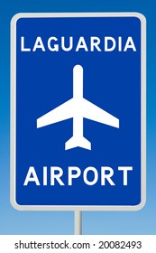Laguardia Airport Sign