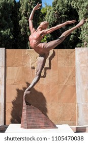 Laguna Beach, California, United States / March 2018: Sissone Of Richard Mac Donald At The Sculpture Garden Dawson Cole 