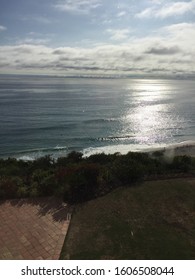 Laguna Beach Scenes With Palm Trees And Lifeguard Tower