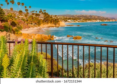 Laguna Beach Is A Small Coastal City In Orange County, California. It’s Known For Its Many Art Galleries, Coves And Beaches. Beautiful Parks And Paths Line The Coastline City.