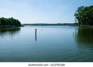 Laguna de los padres lake , in Mar del Plata , Argentina    