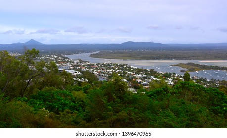 Laguna Lookout Offers Scenic Views Over Noosa In The Sunshine Coast Region Of Queensland, Australia.