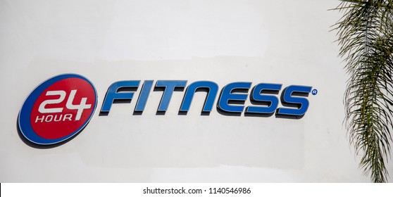 Laguna Niguel, CA / USA - 07/23/2018: 24 Hour Fitness Location