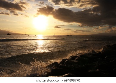 Lahaina Harbor Sunset