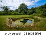 Lahinja river spring in Bela krajina, Slovenia