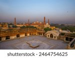 The Lahore Fort is a citadel in the city of Lahore in Punjab, Pakistan. The fortress is located at the northern end of Walled city of Lahore and spreads over an area greater than 20 hectares.