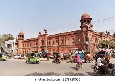 Lahore, Pakistan - 27 Mar 2021: Police Building In Lahore, Punjab Province, Pakistan