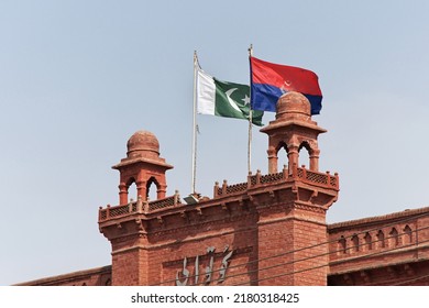 Lahore, Pakistan - 27 Mar 2021: Police Building In Lahore, Punjab Province, Pakistan