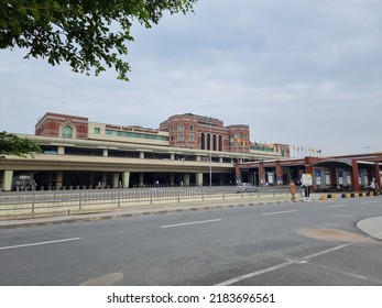 Lahore, Pakistan - July 26, 2022: Lahore Airport Know Also Allama Iqbal International Airport Is The Second Largest Civilian Airport By Traffic In Pakistan Opened In 1962   