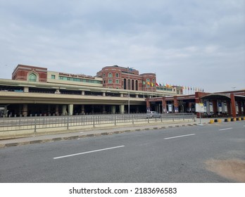 Lahore, Pakistan - July 26, 2022: Lahore Airport Know Also Allama Iqbal International Airport Is The Second Largest Civilian Airport By Traffic In Pakistan Opened In 1962   