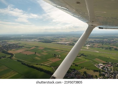 Lahr, Germany, July 9, 2022 View To The Runway From The Small Airfield