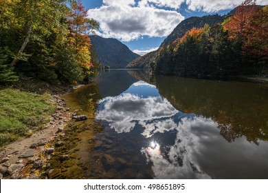 Lake At Adirondack Park, New York, USA.