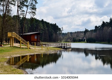Lake in Alytus, Lithuania