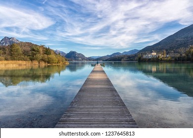 Lake In Austria, Fuschlsee, Salzkammergut