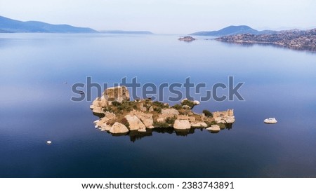 Lake Bafa, Kapıkırı island - Kapikiri Village and island - Herakleia Ancient City - Turkey