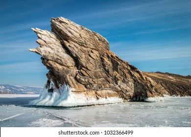 Lake Baikal Island Ogoy Cape Dragon Stock Photo (Edit Now) 1032366475