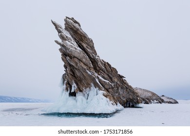 Lake Baikal in Russia is the deepest lake in the world and the largest fresh water lake in Eurasia. - Shutterstock ID 1753171856