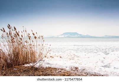 Lake Balaton In Winter