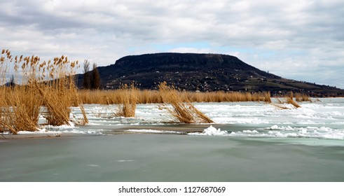 Lake Balaton In Winter Time, Hungary