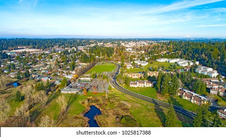 Aerial View City Bridges Stock Photo (Edit Now) 1629484549