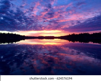 Lake Belle Taine Sunset, Nevis Minnesota