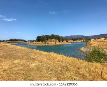 Lake Berryessa, California. This Reservoir In The Vaca Mountains Is Formed By The Monticello Dam, Which Provides Water And Hydroelectricity To The North Bay Region Of The San Francisco Bay Area.