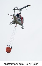 Lake Berryessa California/USA - 6/27/2015: Cal Fire Fire Fighters Fighting Wild Fires 