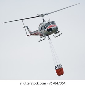 Lake Berryessa California/USA - 6/27/2015: Cal Fire Fire Fighters Fighting Wild Fires 