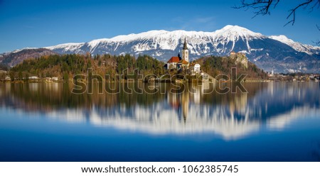 Similar – sunshine lake Nature