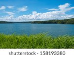 Lake and clouds