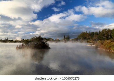 Lake and clouds