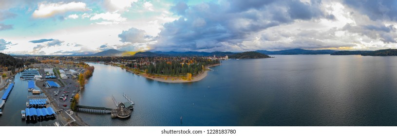 Lake Coeur D'Alene Panorama