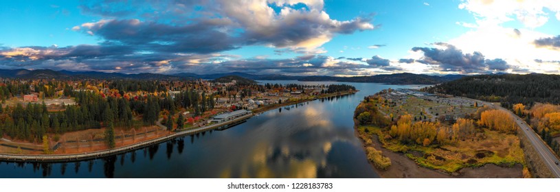 Lake Coeur D'Alene Panorama