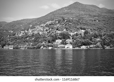 640 Black and white, lake como Images, Stock Photos & Vectors ...