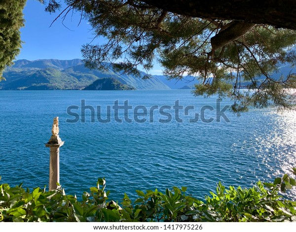 Lake Como View Beautiful Place Italy Stock Photo Edit Now