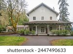 The Lake Crescent Lodge at Lake Crescent in Olympic National Park, Washington State, USA