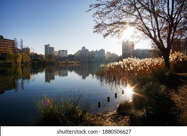 Lake Of Creteil City In Val De Marne