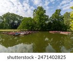 Lake Daumesnil in the Bois de Vincennes, Paris, France