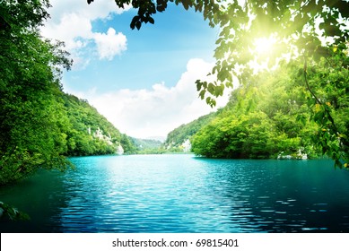 lake in deep forest - Powered by Shutterstock