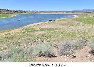 A Lake At Echo Canyon In Nevada.