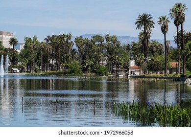 A Lake In Echo Park, Los Angeles