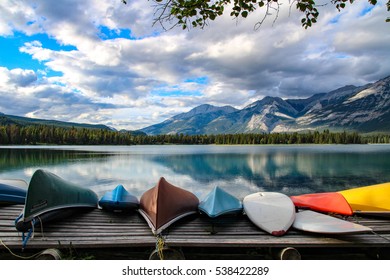 Lake Edith, Jasper National Park, Alberta, Canada