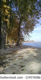 Lake Erie Beach At Sterling State Park, Monroe, Michigan Early Fall 